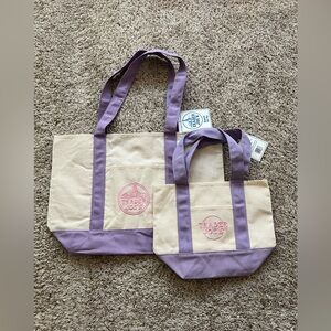 2 pcs large and mini Trader Joe’s tote bag